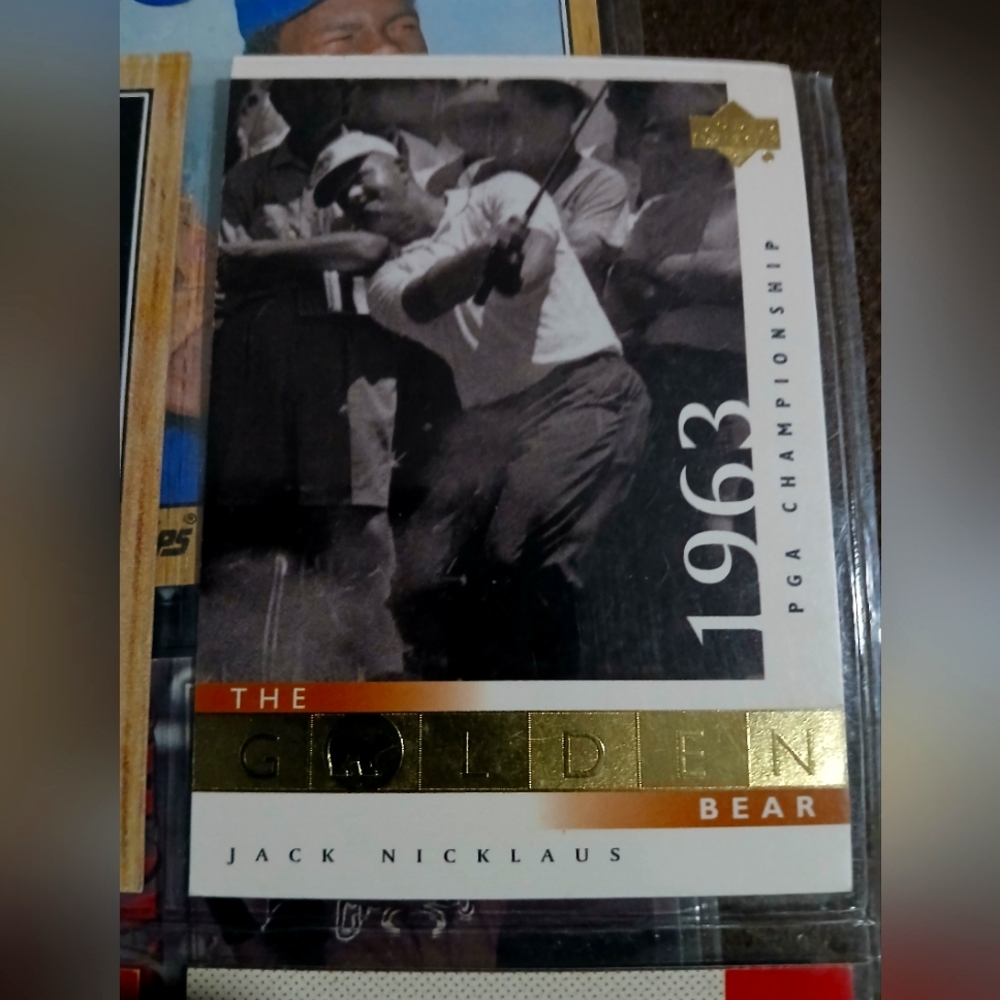 Jack Nicklaus upper deck golf card